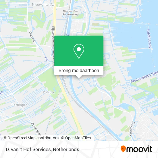 D. van 't Hof Services kaart