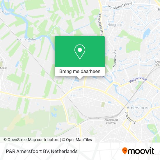 P&R Amersfoort BV kaart