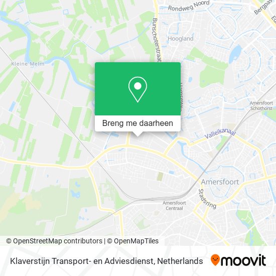 Klaverstijn Transport- en Adviesdienst kaart