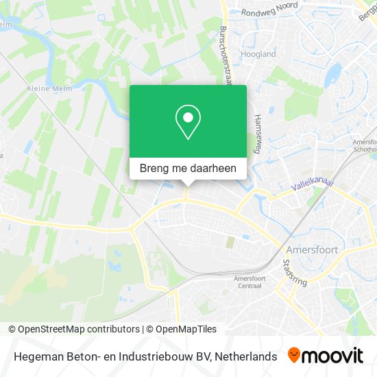 Hegeman Beton- en Industriebouw BV kaart