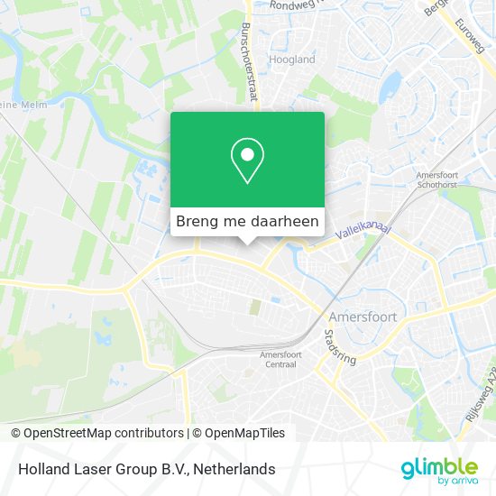 Holland Laser Group B.V. kaart