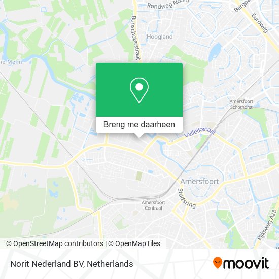 Norit Nederland BV kaart