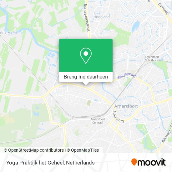 Yoga Praktijk het Geheel kaart