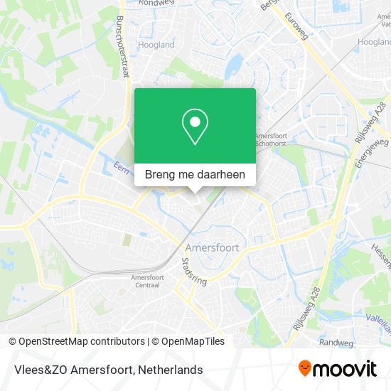 Vlees&ZO Amersfoort kaart