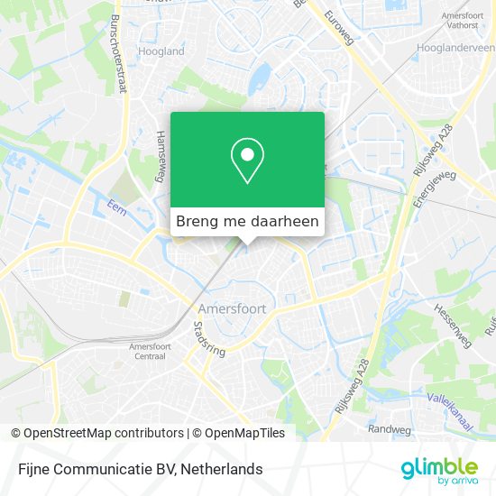 Fijne Communicatie BV kaart