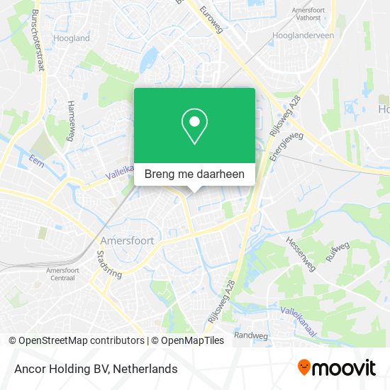 Ancor Holding BV kaart