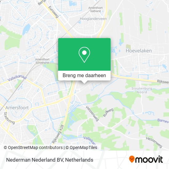 Nederman Nederland BV kaart