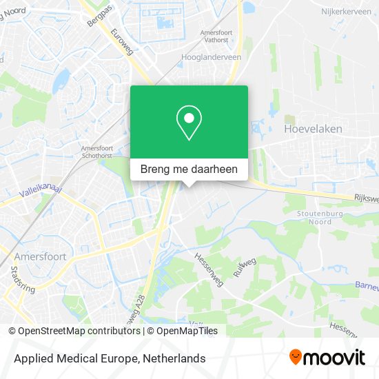 Applied Medical Europe kaart
