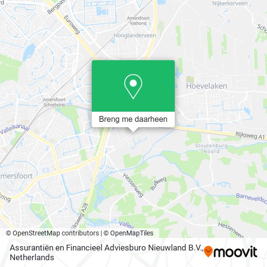 Assurantiën en Financieel Adviesburo Nieuwland B.V. kaart