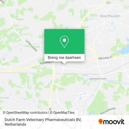 Dutch Farm Veterinary Pharmaceuticals BV kaart