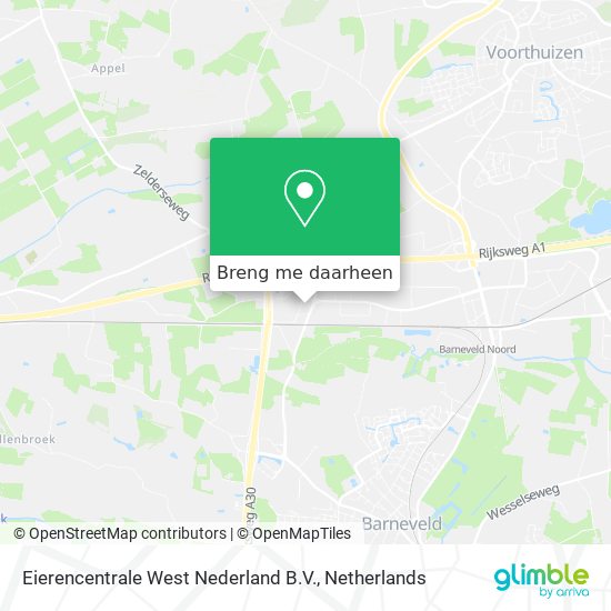 Eierencentrale West Nederland B.V. kaart