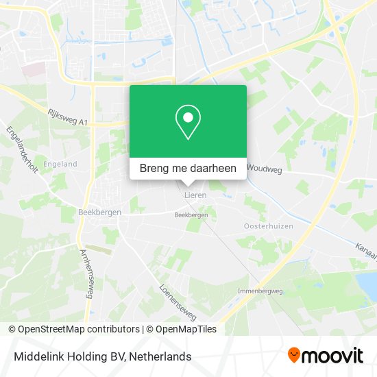 Middelink Holding BV kaart