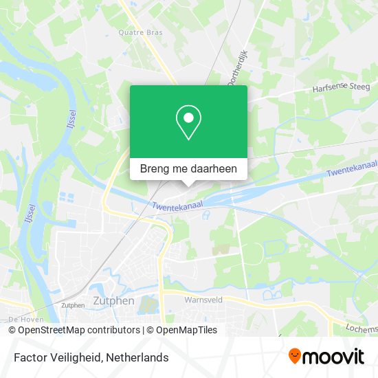 Factor Veiligheid kaart