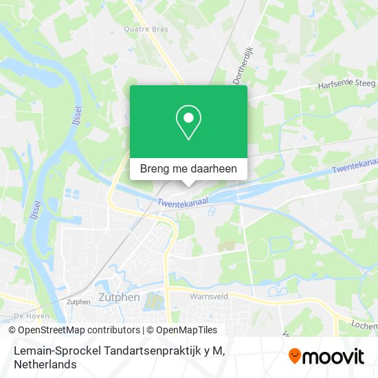 Lemain-Sprockel Tandartsenpraktijk y M kaart