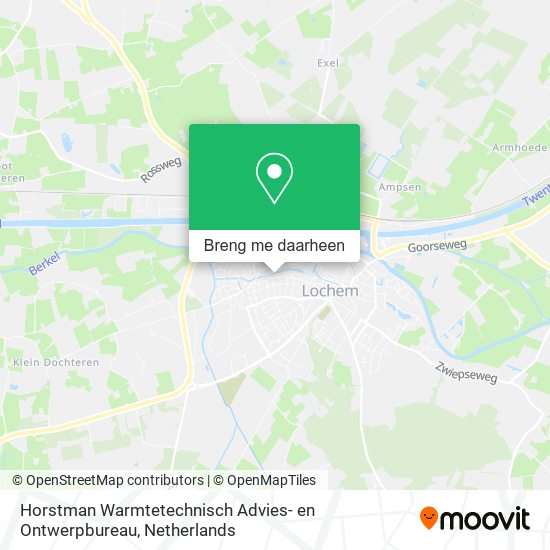 Horstman Warmtetechnisch Advies- en Ontwerpbureau kaart