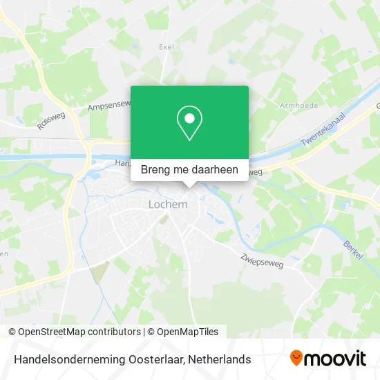 Handelsonderneming Oosterlaar kaart