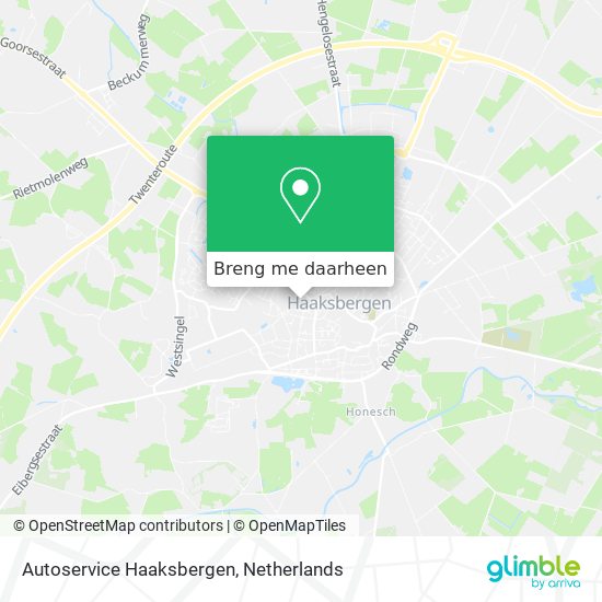 Autoservice Haaksbergen kaart