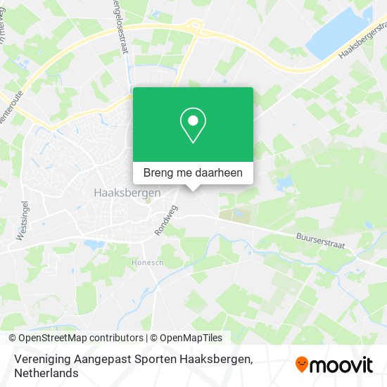 Vereniging Aangepast Sporten Haaksbergen kaart