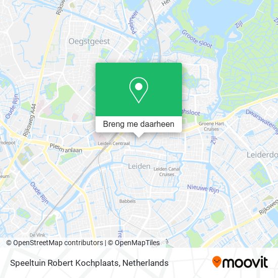 Speeltuin Robert Kochplaats kaart