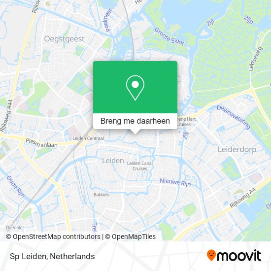 Sp Leiden kaart