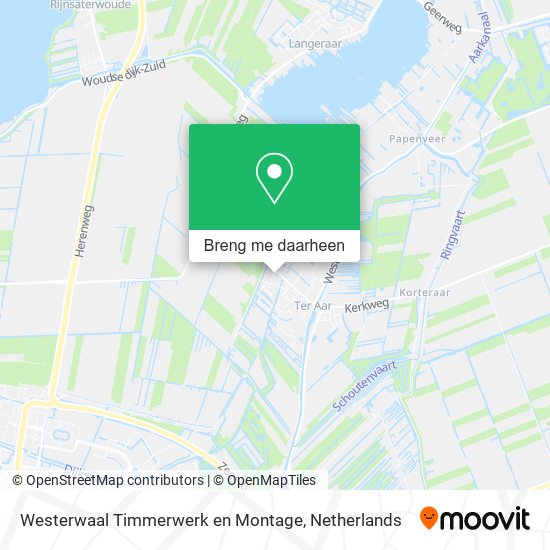 Westerwaal Timmerwerk en Montage kaart