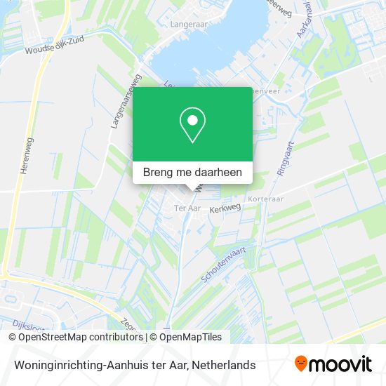 Woninginrichting-Aanhuis ter Aar kaart