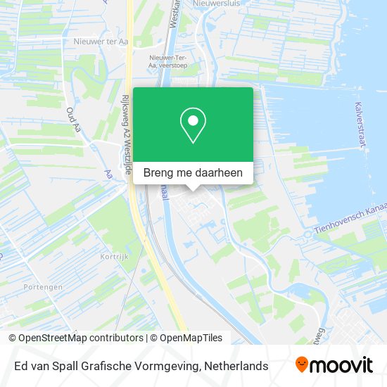Ed van Spall Grafische Vormgeving kaart