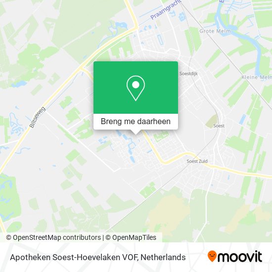 Apotheken Soest-Hoevelaken VOF kaart