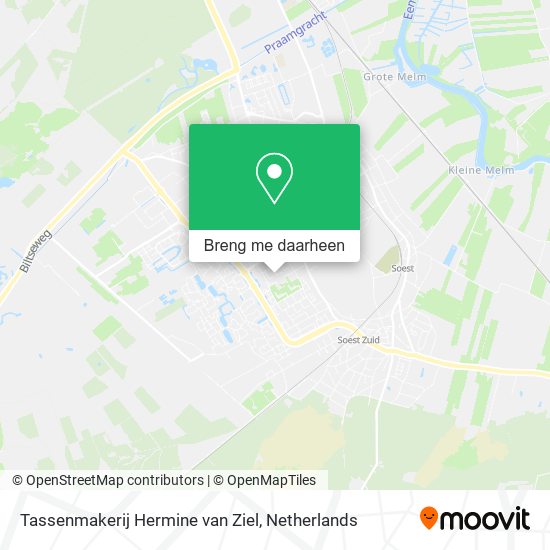 Tassenmakerij Hermine van Ziel kaart