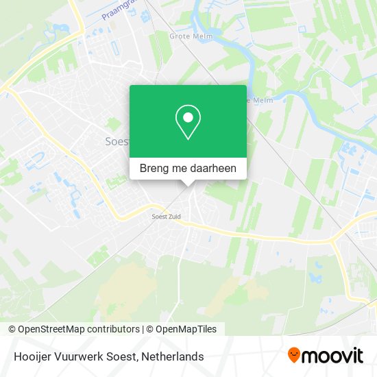 Hooijer Vuurwerk Soest kaart