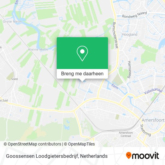 Goossensen Loodgietersbedrijf kaart