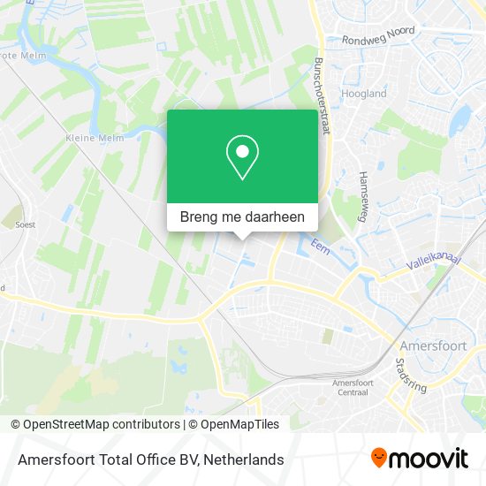 Amersfoort Total Office BV kaart