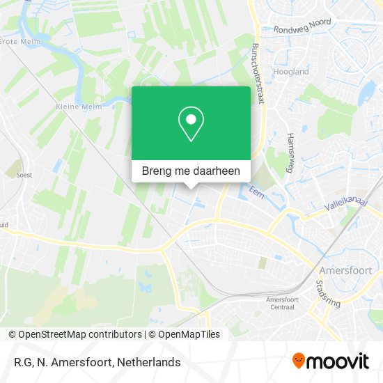 R.G, N. Amersfoort kaart