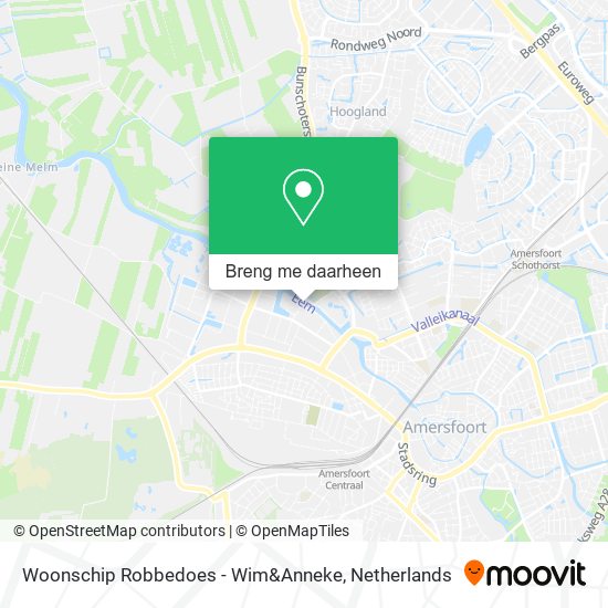 Woonschip Robbedoes - Wim&Anneke kaart