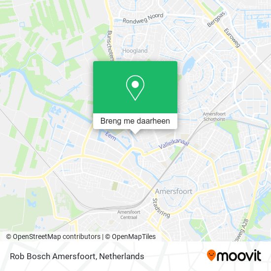 Rob Bosch Amersfoort kaart