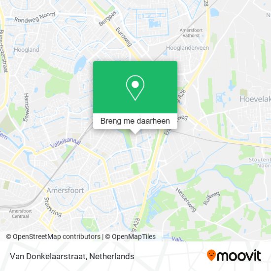Van Donkelaarstraat kaart