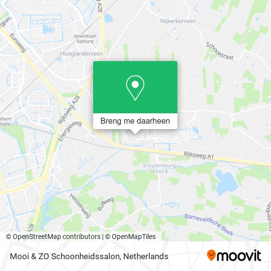 Mooi & ZO Schoonheidssalon kaart