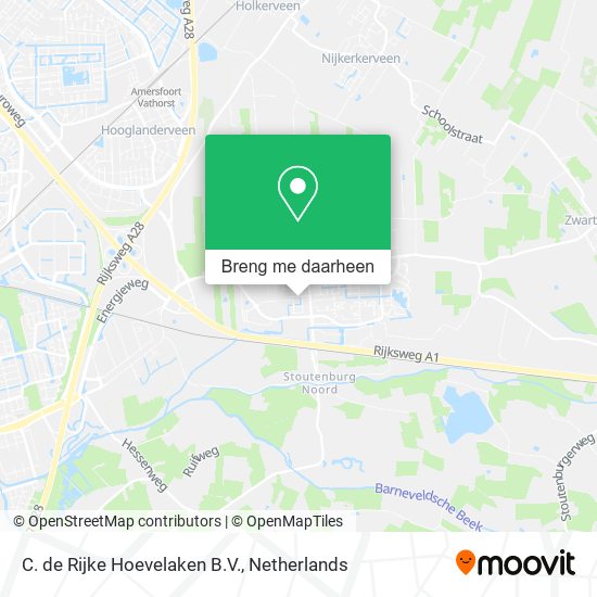 C. de Rijke Hoevelaken B.V. kaart