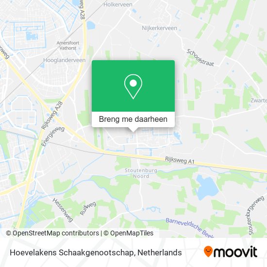 Hoevelakens Schaakgenootschap kaart