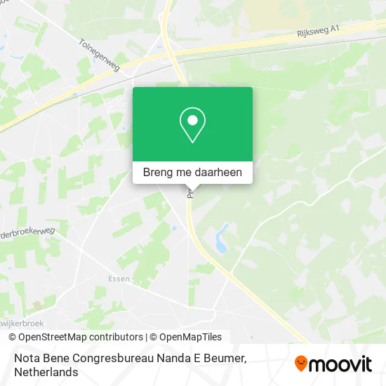 Nota Bene Congresbureau Nanda E Beumer kaart