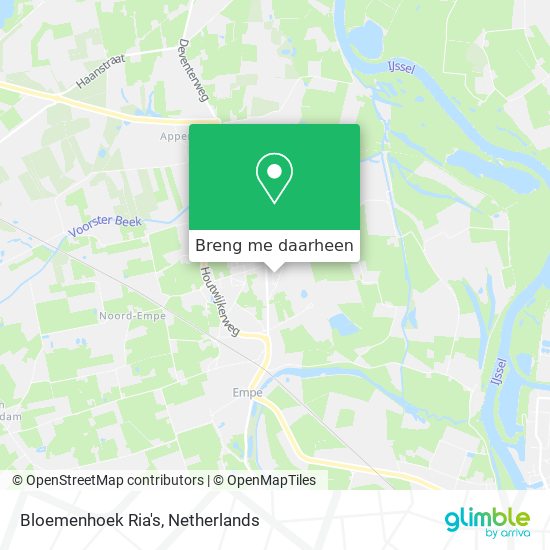 Bloemenhoek Ria's kaart