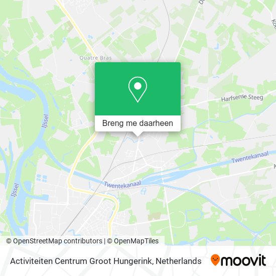 Activiteiten Centrum Groot Hungerink kaart