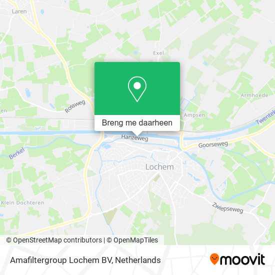 Amafiltergroup Lochem BV kaart