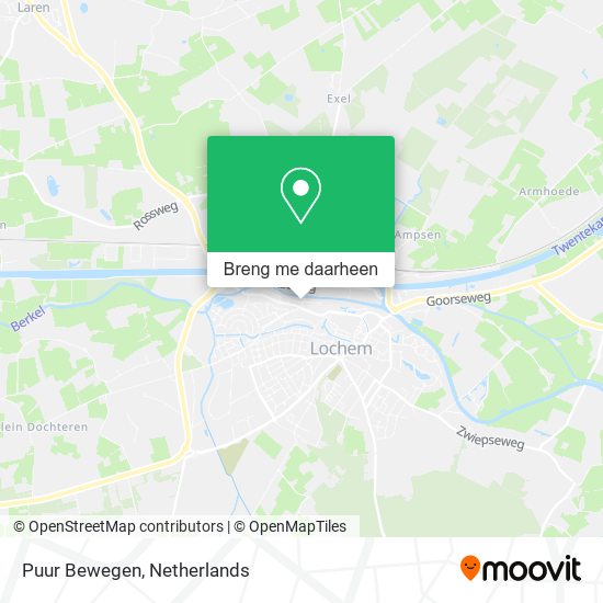 Puur Bewegen kaart