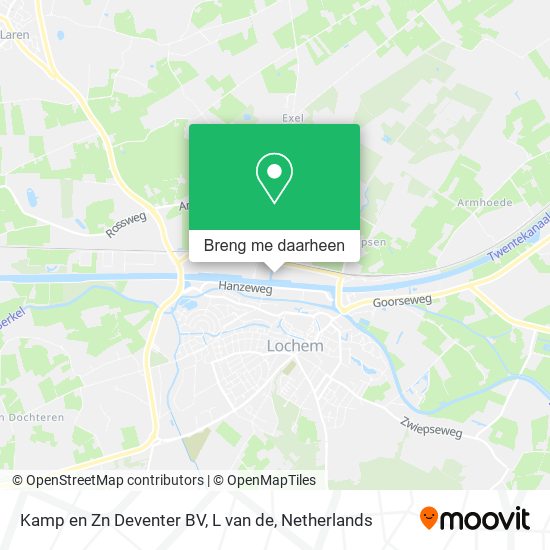 Kamp en Zn Deventer BV, L van de kaart