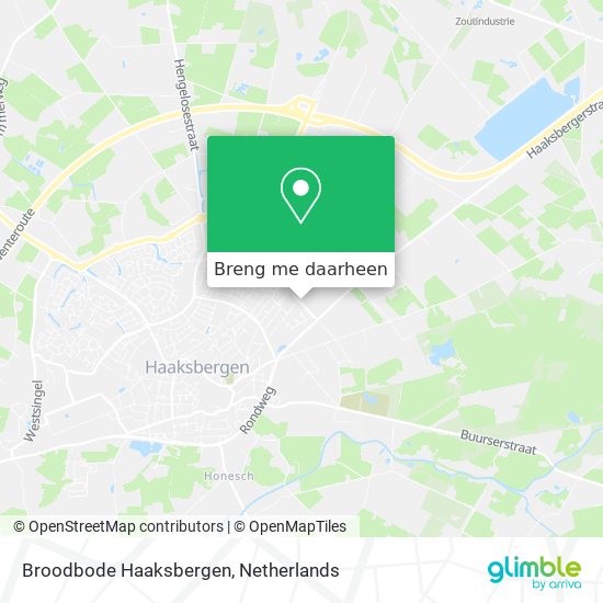 Broodbode Haaksbergen kaart