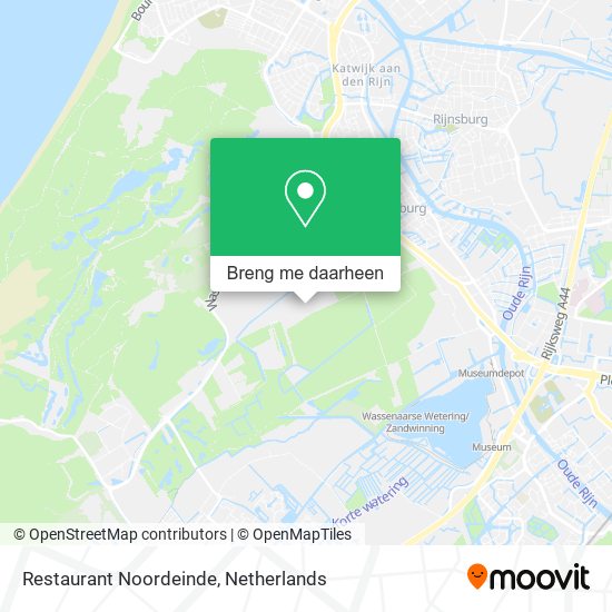 Restaurant Noordeinde kaart