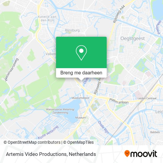 Artemis Video Productions kaart