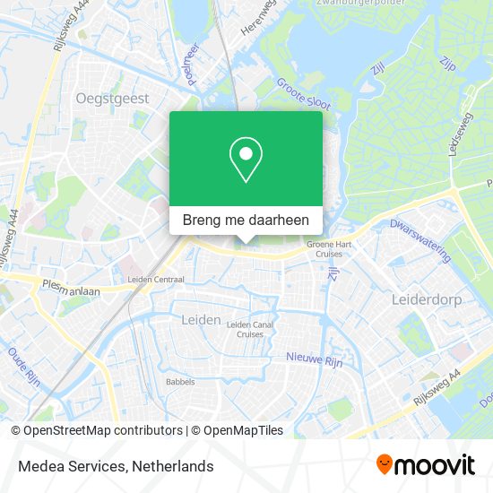 Medea Services kaart
