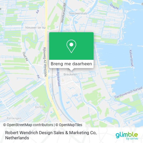 Robert Wendrich Design Sales & Marketing Co kaart